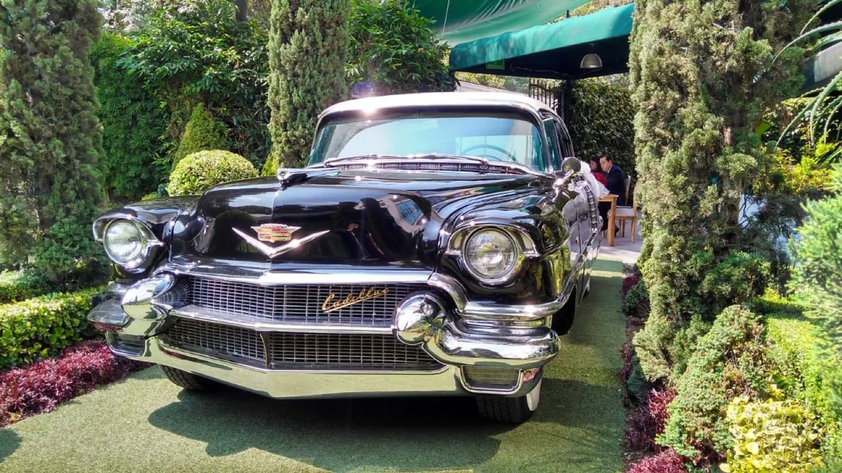 Limusina Cadillac 54 clásico de Bronson Limusinas, frente cromado